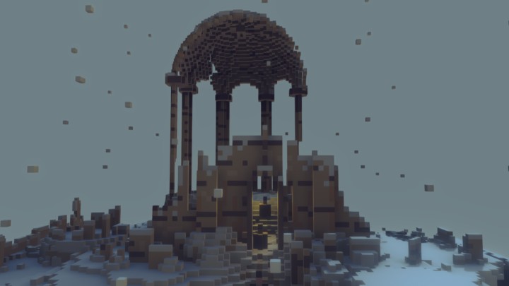 In A Monastery Garden - Voxel