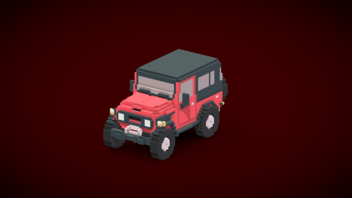 Voxel 1978 Toyota Land Cruiser FJ40