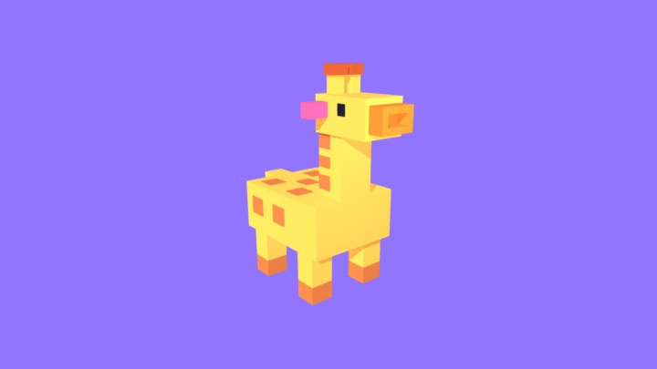 Giraffe voxel